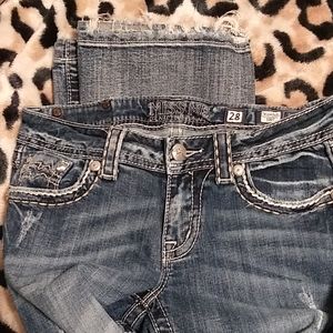 Boot cut miss me jeans like new